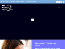 Tablet Screenshot of hearingplacemunster.com